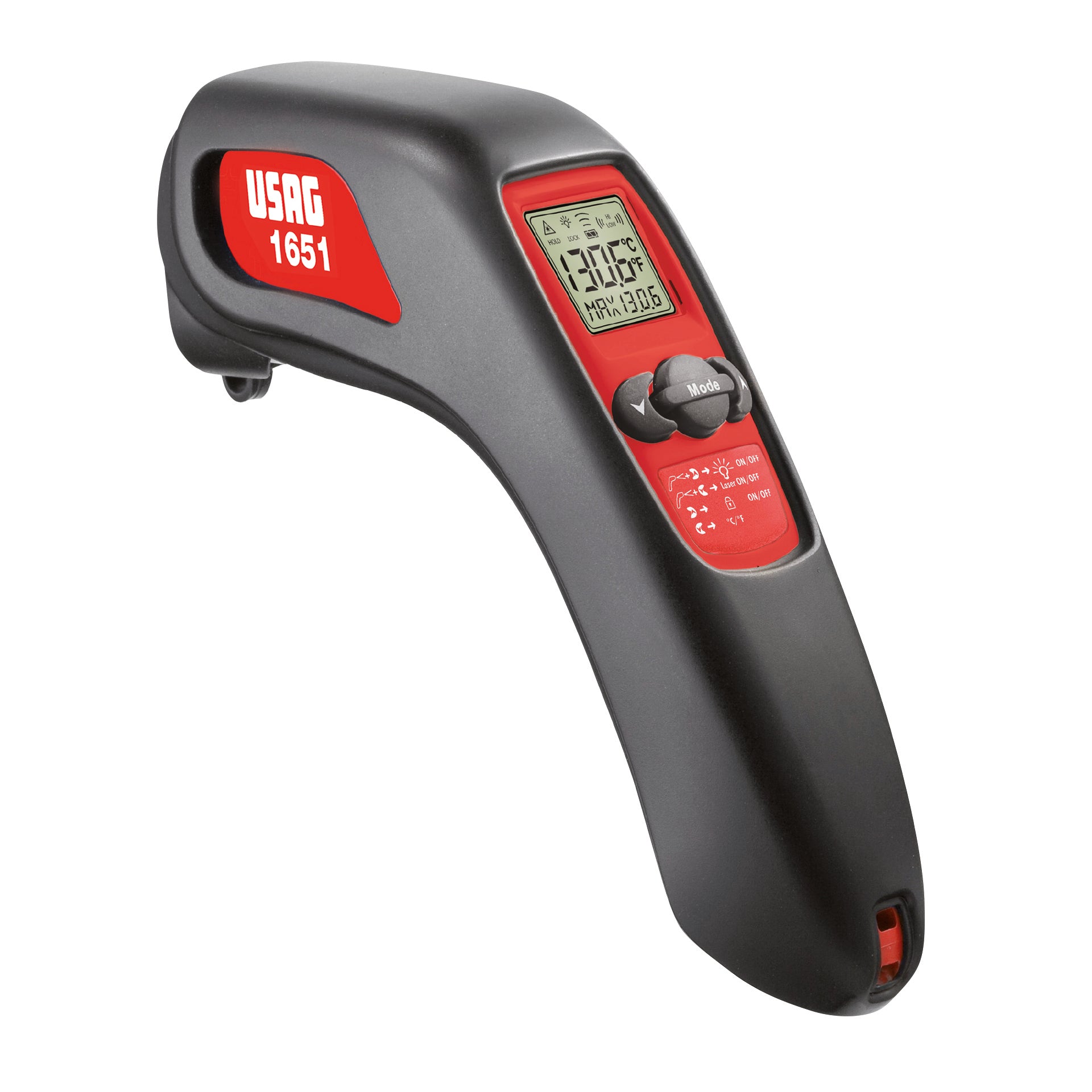 1651 - Digital Infrared Thermometer - Usag - U16510001 1651 - Digital Infrared Thermometer - Usag - U16510001